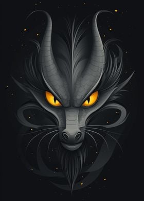 Dragon Head Illustration