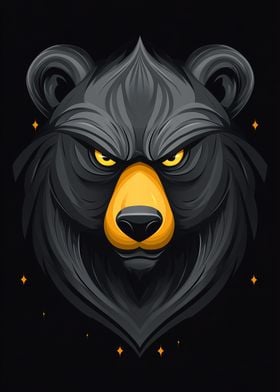 Black Bear Illustration