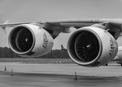 Airbus A380 Engine Close-up