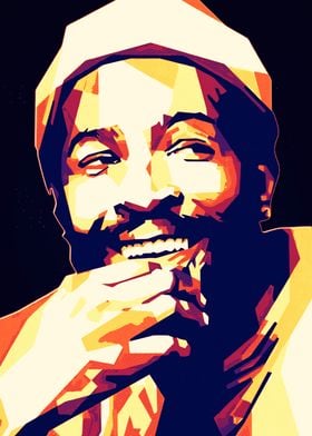 Marvin Gaye Pop Art Style