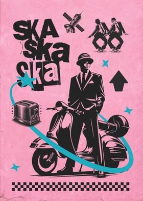 Ska Music Poster