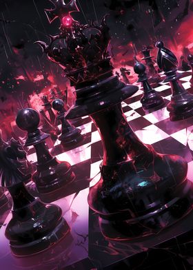 Dark Chessboard King