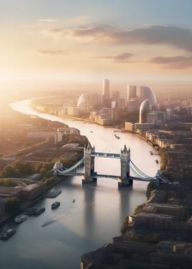 Tower Bridge London Skyline