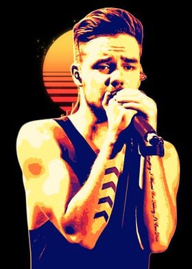 Liam Payne Retro Art