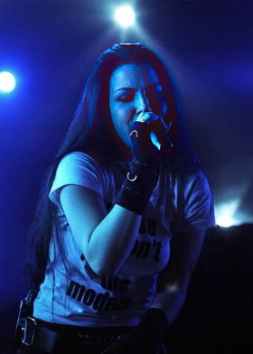 Female Rock Singer Perform