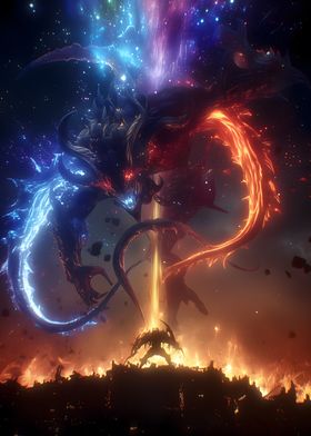 Cosmic Dragon Battle