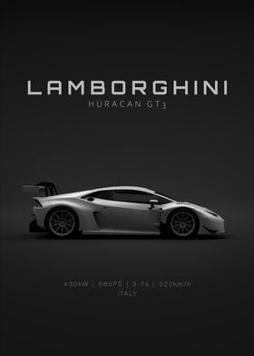 2015 Lamborghini Huracan GT3 - Grey - Specs