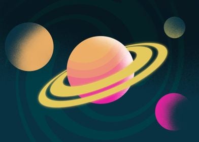 Saturn in Space