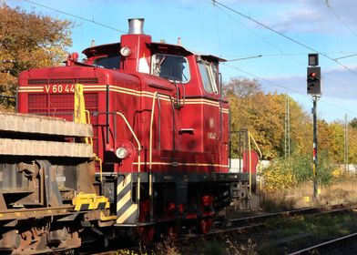 Red Diesel Locomotive V60