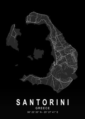 Santorini Dark Island Map