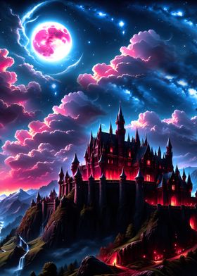 Fantasy Castle Night