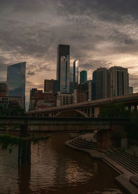 Cityscape with Bridge