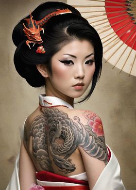 Japanese Dragon Tattoo