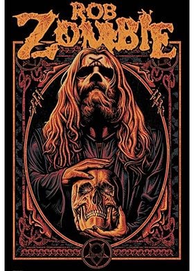 Rob Zombie Skull Artwork