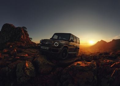 Mercedes G-Wagon Sunset