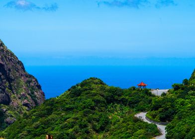 Ocean View from Mountaintop