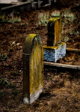 Graveyard Headstones Old West