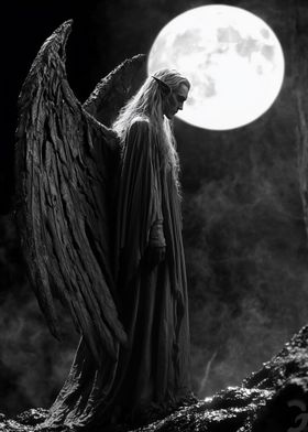 Angel Under Moonlight