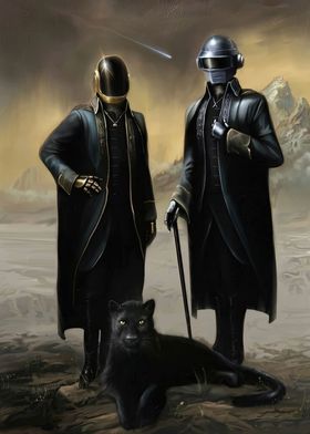 Daft Punk in a Landscape