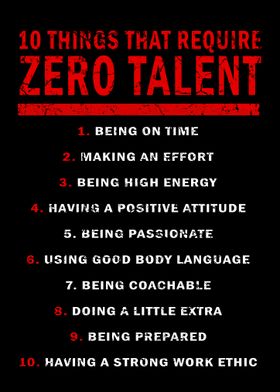 10 Things That Require Zero Talent 