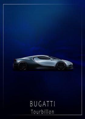 Bugatti Tourbillon Hyper Car Poster