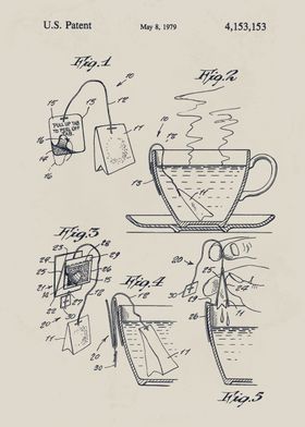 Tea Bag Patent Illustration