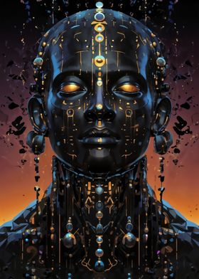 Cybernetic African Queen