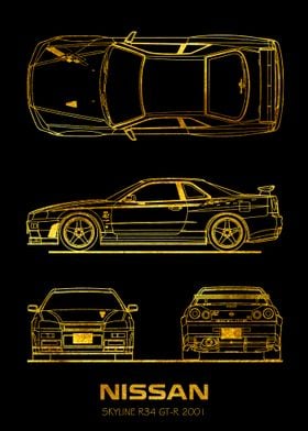 Nissan Skyline R34 GT-R 2001