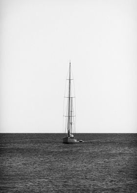 Sailboat on Calm Sea