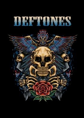  Deftones Skull Artwork