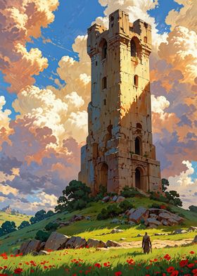 Ruined Tower Landscape