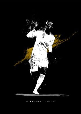 Vinicius Junior Football Art