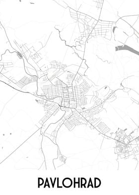 Pavlohrad City Map