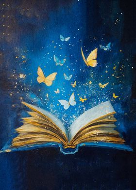 Open Book Butterflies