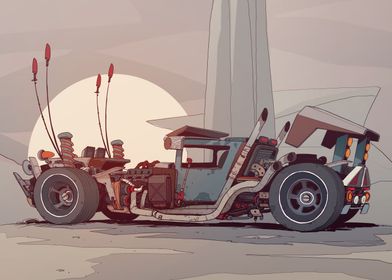 Post-Apocalyptic Hot Rod