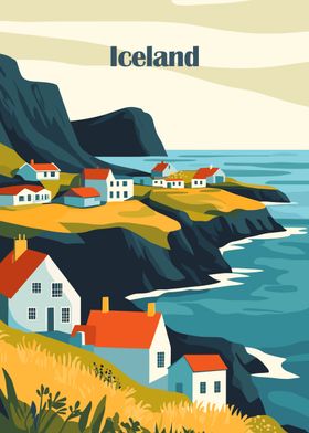 Iceland Coastal Village