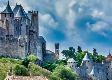 Medieval Castle Carcassonne France