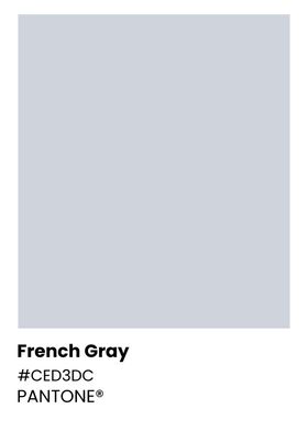 Pantone French Gray Color