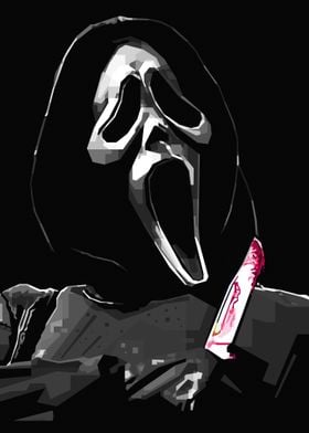 Ghostface Horror Mask