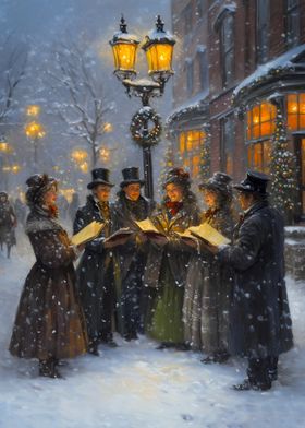 Victorian Christmas Carolers