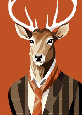 Deer in Suit