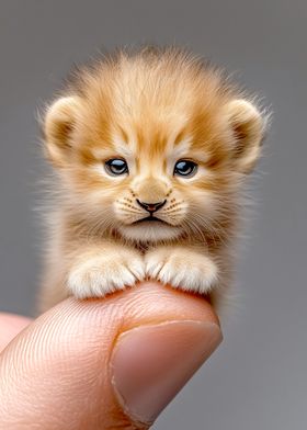 Tiny Lion Cub