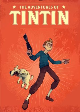 Tintin Adventures Poster