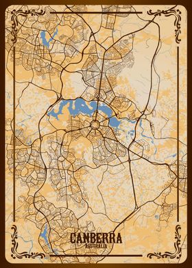 Canberra City Map