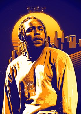 Kendrick lamarRetro Portrait