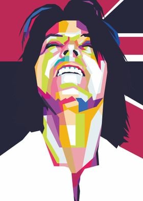 David Bowie Pop Art Portrait