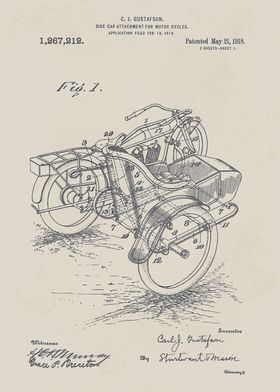 Motorcycle Sidecar Patent