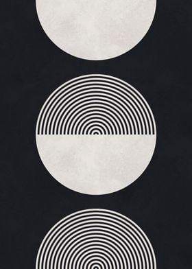 Abstract Circles Wall Art