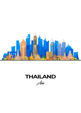 Thailand Skyline