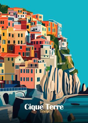 Cinque Terre Italy Poster